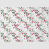 非常にベリメリーークリスマスのホリーの赤い水色 薄葉紙 (正面)