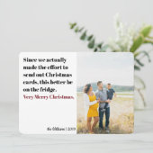 非常にメリーおもしろいクリスマスカード シーズンカード (スタンド正面)