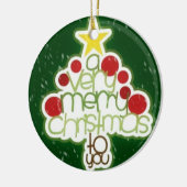非常にメリーなオーナメント セラミックオーナメント (左)