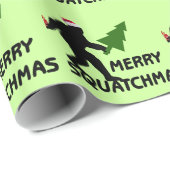 非常にメリーなSquatchmas ラッピングペーパー (ロールコーナー)