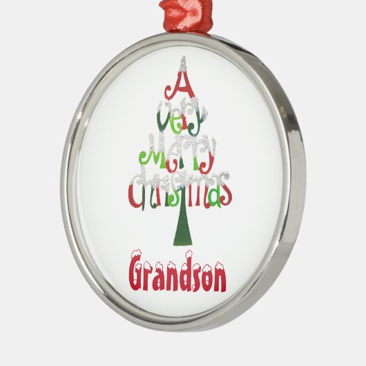 非常にメリークリスマスのギフトのコレクション メタルオーナメント (左)