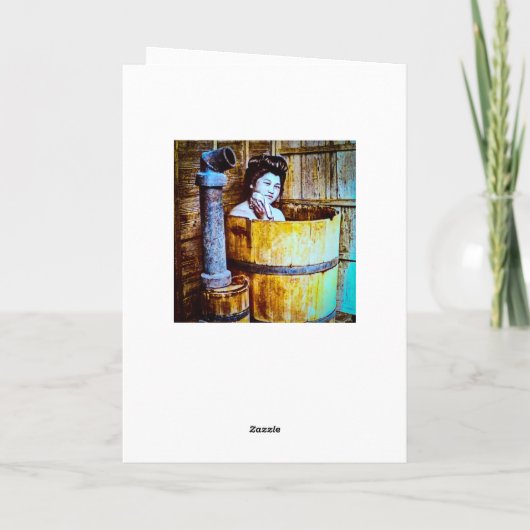 非常にメリークリスマスのクラシックで伝統的な冬 シーズンカード (裏面)