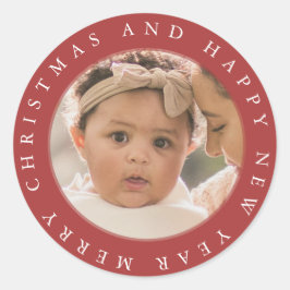 非常にメリークリスマスの封筒用シール ラウンドシール