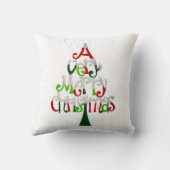 非常にメリークリスマスの木 クッション (裏面)