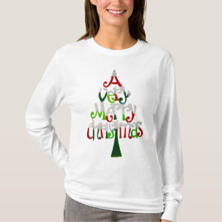 非常にメリークリスマスの木 Tシャツ