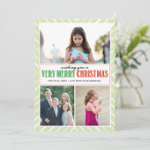 非常にメリークリスマスはx3を望みます シーズンカード (スタンド正面)