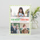 非常にメリークリスマスはx4を望みます シーズンカード (スタンド正面)