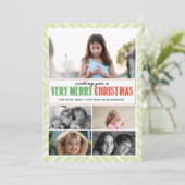 非常にメリークリスマスはx5を望みます シーズンカード (スタンド正面)