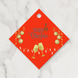 非常にメリークリスマスギフトラベル フェイバータグ