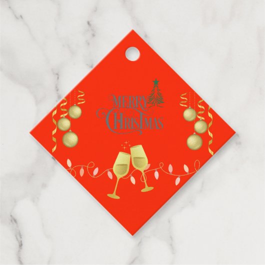 非常にメリークリスマスギフトラベル フェイバータグ (正面)