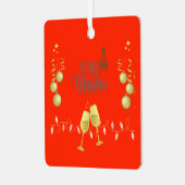 非常にメリークリスマスフォトツリーオーナメント メタルオーナメント (正面左)