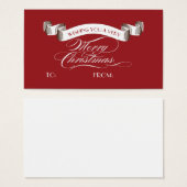 非常にメリークリスマスラベル – ホリデーギフトラベル (正面&裏面)