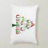 非常にメリークリスマス アクセントクッション (裏面(縦))