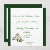 非常にメリークリスマス 招待状 (正面/裏面)
