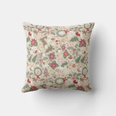 非常にメリーマクシマリストのクリスマス伝統的- クッション (裏面)