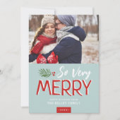 非常にメリー休日の写真カード シーズンカード (正面)