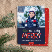 非常にメリー休日の写真カード シーズンカード