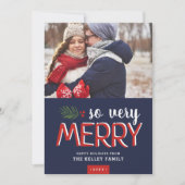 非常にメリー休日の写真カード シーズンカード (正面)