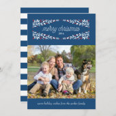 非常にメリー休日の写真カード_Navy シーズンカード (正面/裏面)