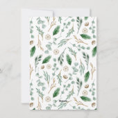 非常にメリー家族の写真モダンクリスマス シーズンカード (裏面)