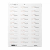 非常にメリー差出人住所ラベル ラベル (フルシート)