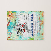 非常にメリー未誕生日の招待状 ジグソーパズル (横)