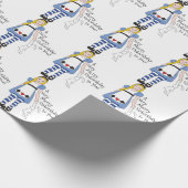 非常にメリー未誕生日 ラッピングペーパー (角)