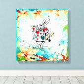 非常にメリー誕生日 キャンバスプリント (インサイチュ (ウッドフロア))