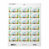 非常にメリー誕生日 ラベル (フルシート)