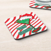 非常にメリー! クリスマスのマルティーニのコースター コースター (左側)