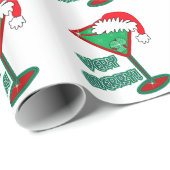 非常にメリー! クリスマスのマルティーニの包装紙 ラッピングペーパー (ロールコーナー)