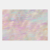 非常にユニコーン輝くキラキラした金ゴールドクリスマス ラッピングペーパーシート (正面2)