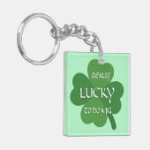 非常にラッキーである キーホルダー (正面左)