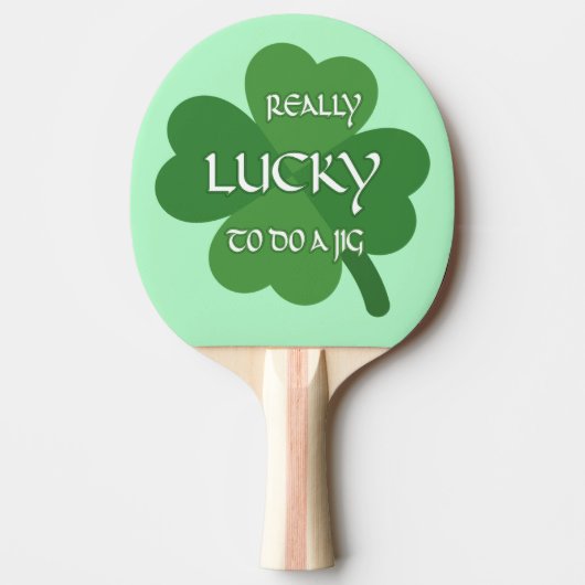 非常にラッキーである 卓球ラケット (正面)