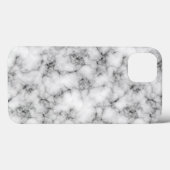 非常にリアルな白大理石自然石プリント Case-Mate iPhoneケース (裏面 (横))