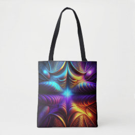 非常にリャプノカラフルフのフラクタル トートバッグ