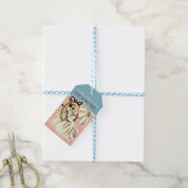 非常にヴィンテージブライダルシャワーメッセージカード ギフトタグ (より糸付き)