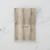 非常にヴィンテージメリーのクリスマスサンキューカード サンキューカード (内部)