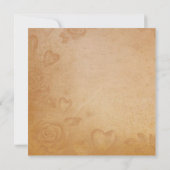 非常にヴィンテージ、古いスタイルサンキューカード (裏面)