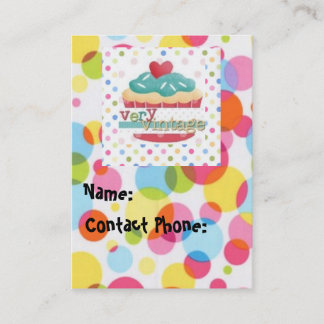 非常にヴィンテージ 名刺