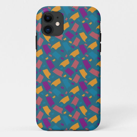 非常に不カラフル均等なパターン Case-Mate iPhoneケース (裏面)