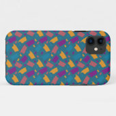 非常に不カラフル均等なパターン Case-Mate iPhoneケース (裏面(横))