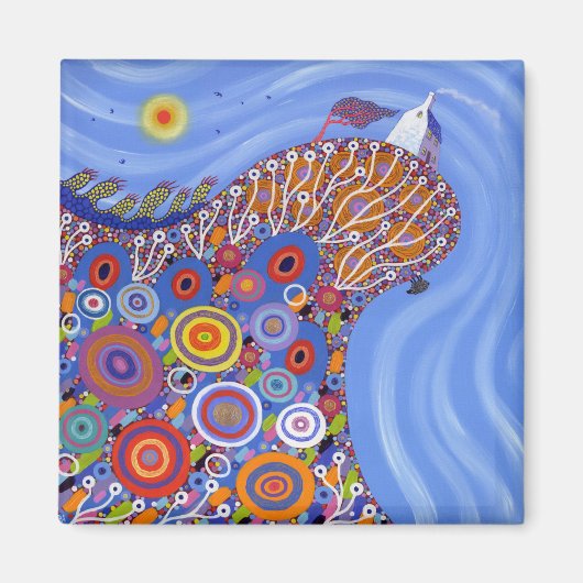 非常に不安定な羊2014 マグネット (正面)