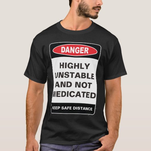 非常に不安定なTシャツ Tシャツ (正面)