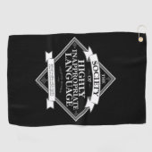 非常に不適切な言語社会 ゴルフタオル (横)