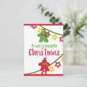 非常に人の多いクリスマスボードゲーム ポストカード (スタンド正面)