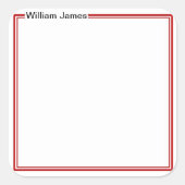 非常に伝統的モノグラム名ギフトステッカー スクエアシール (正面)