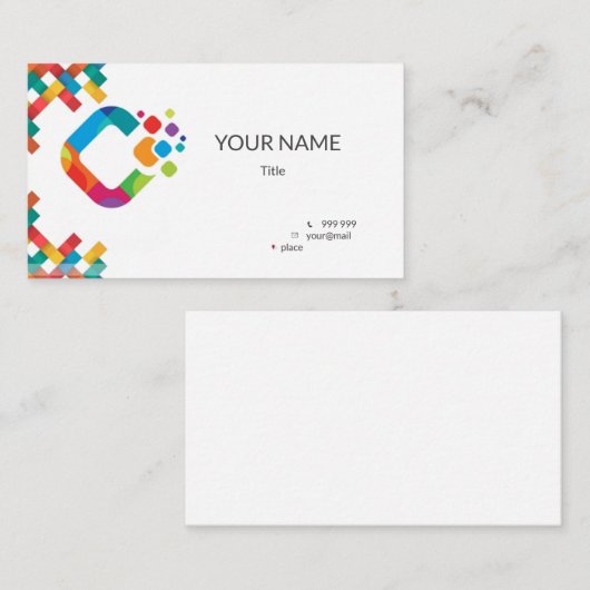 非常に優しい 名刺 (正面/裏面)