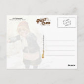 非常に冒険好きな子犬 ポストカード (裏面)