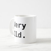 非常に古いコーヒーマグ コーヒーマグカップ (正面左)